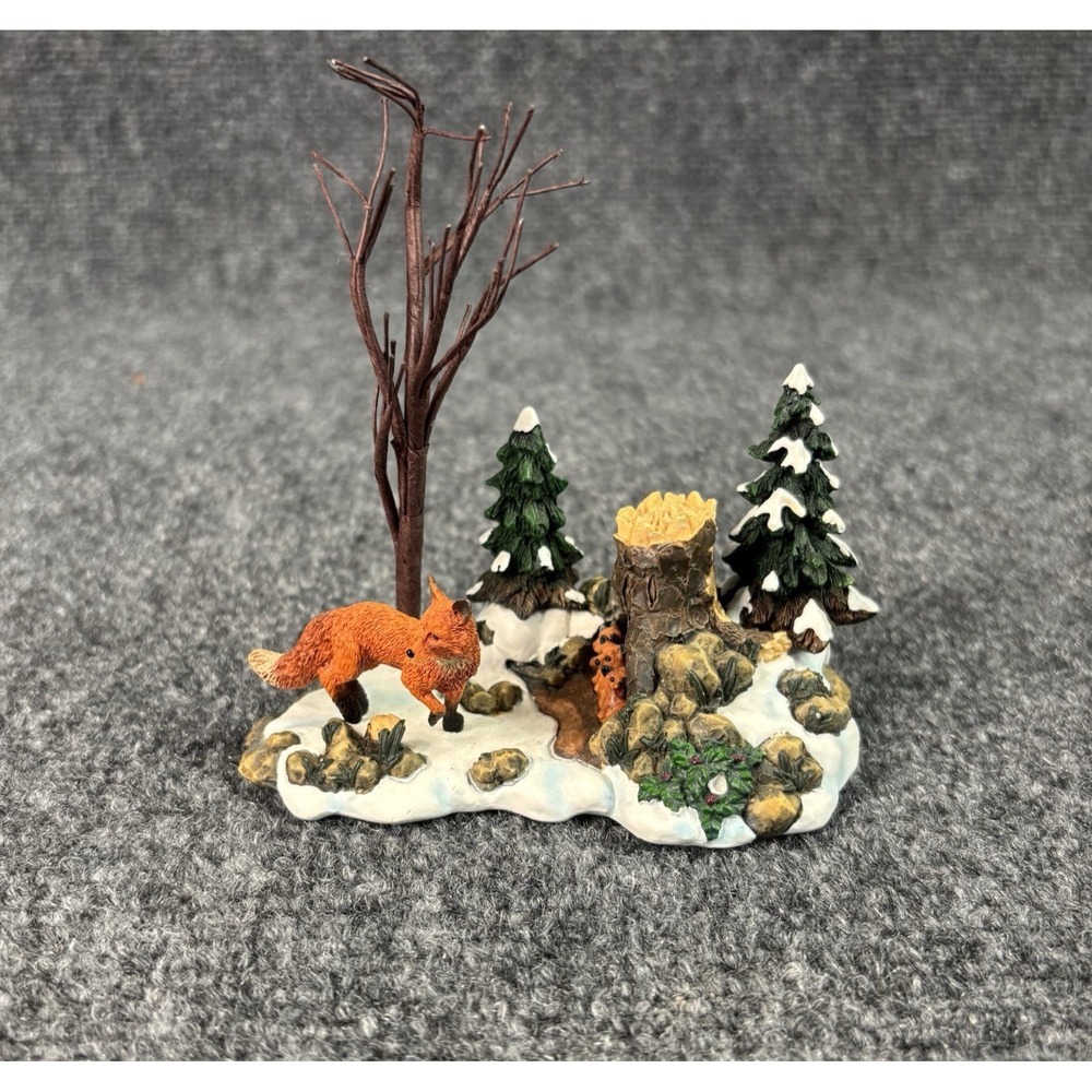 Department 56 Village Accessories Foxes in the Forest 1998 Retired #52744
